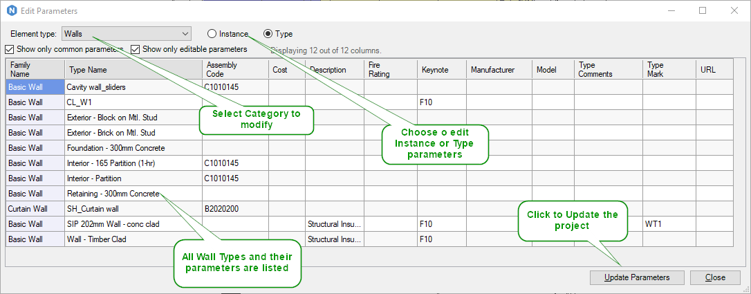 How To Edit Parameters On Multiple Elements - Create Customised Edits ...